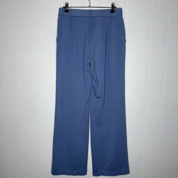 J. McLaughlin Women’s Broderick Wide Leg Pants Blue Size 8 - Picture 2 of 6